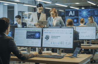 espace travail technologie equipe