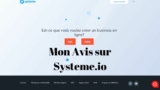 Avis, test et présentation de Systeme.io: Le tunnel de vente par Aurélien AMACKER
